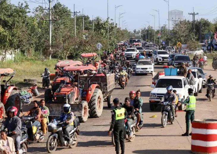 Tajland kambodza Hiljade raseljenih
