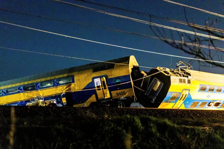 2023 04 04 T052107 Z 620508326 RC2 D70 AUN6 PJ RTRMADP 3 NETHERLANDS TRAINS CRASH