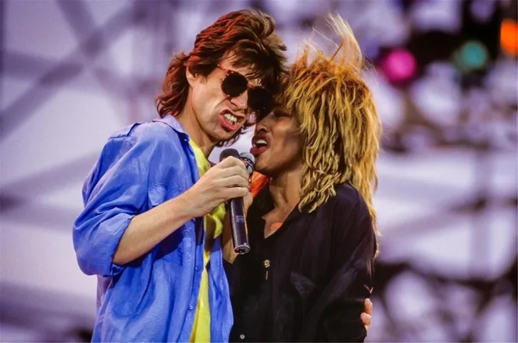 Tina turner mick jagger