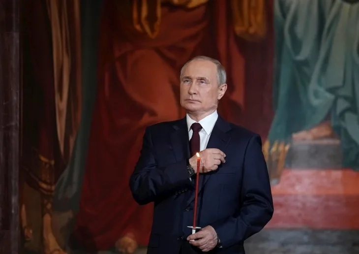 Putin misa vaskrs