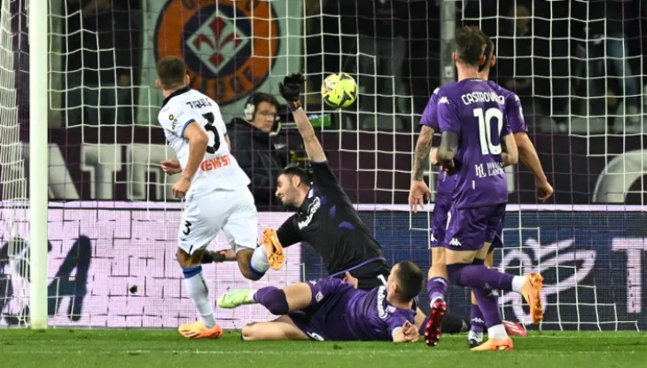 Joakim Maehle Fiorentina Atalanta goal