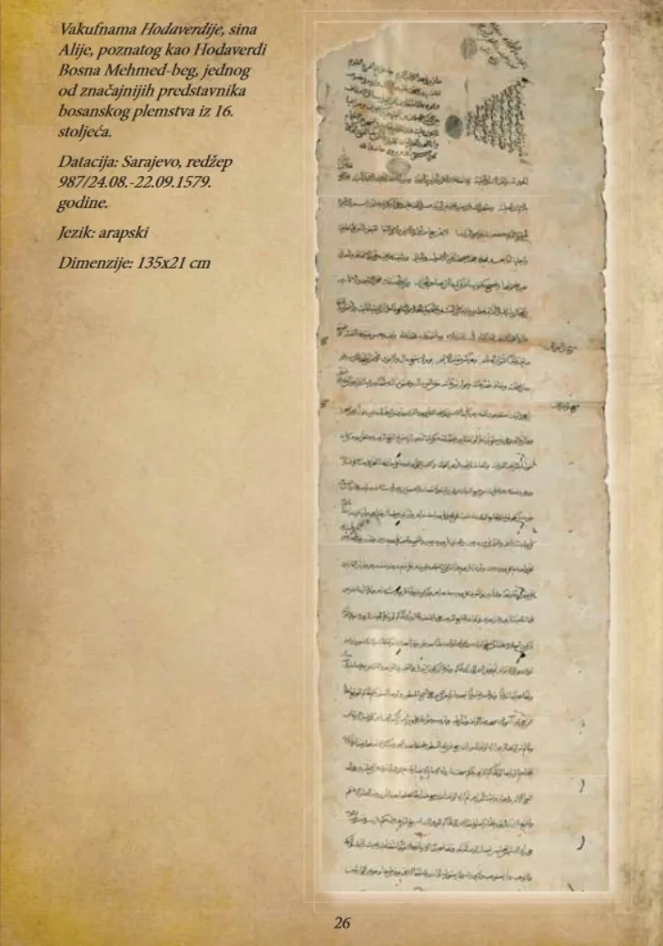 Vakufnama mehmed hodaverdija