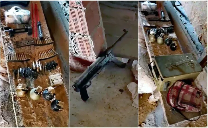Mup srbije objavio fotografije arsenala pronadjenog u vikendici urosa blazica srbija oruzje 6455077922256