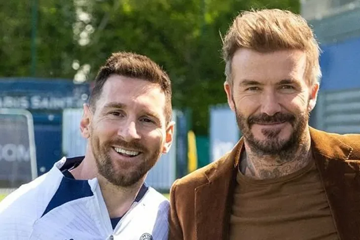 David Beckham Messi