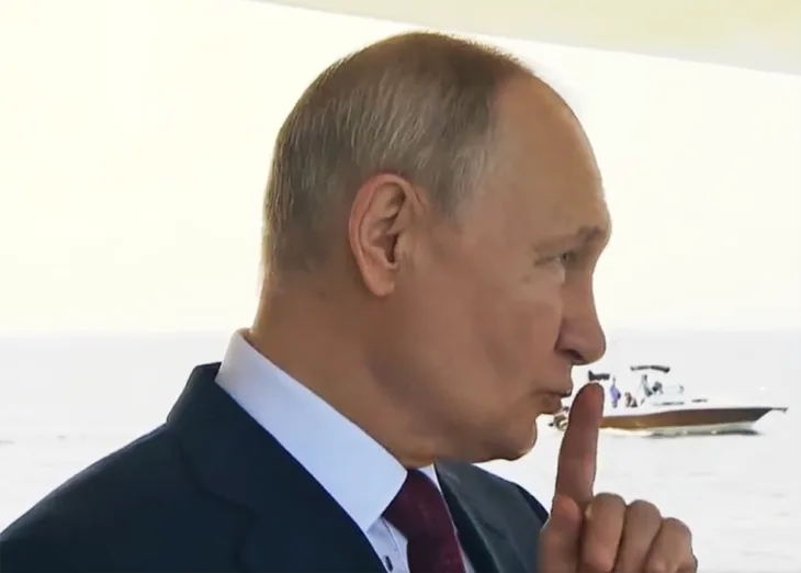 Vladimir Putin.  Twiter/Screenshot