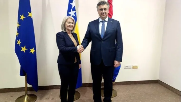 Krišto i Plenković. Twitter