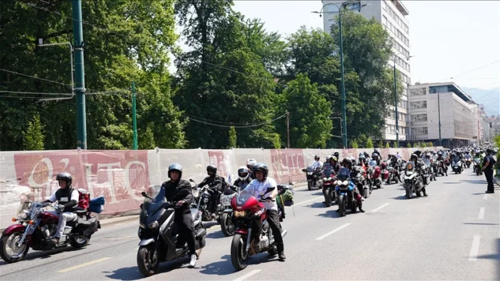 Motociklisti u Sarajevu