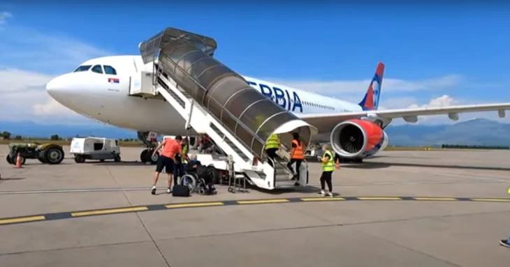 Air srbija podgorica Screenshot