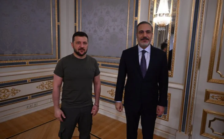 a Hakan Fidan zelenski