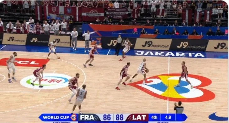 nMundobasket letonija francuska