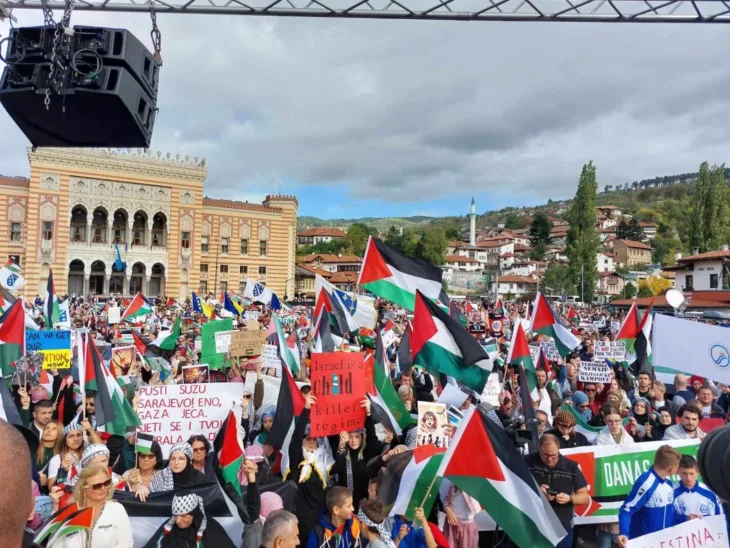 Sarajevo protesti palestina 2