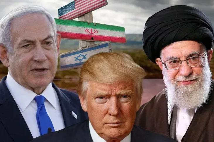 Trump netanyahu hamnei