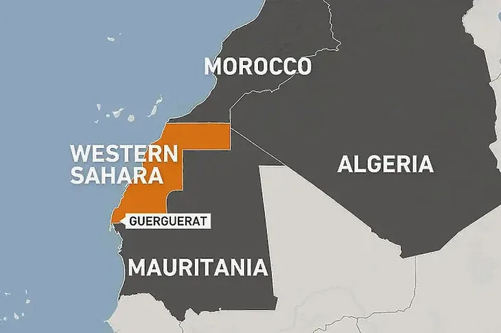 Izrael mapa maroko