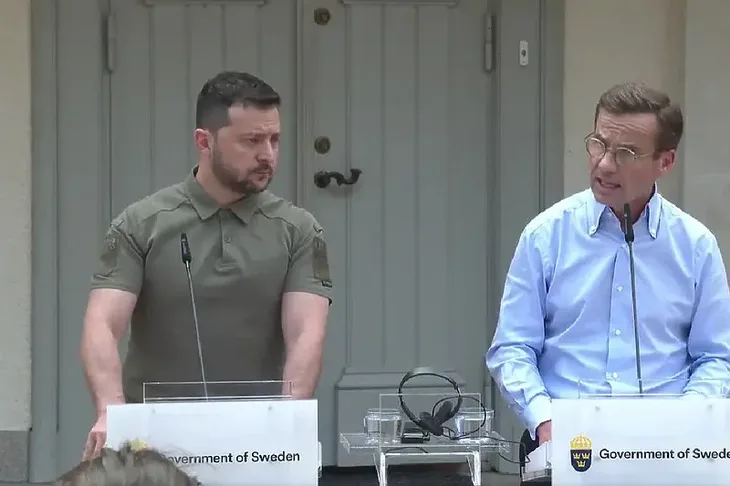 Zelenski sa švedskim premijerom Ulfom Kristersonom