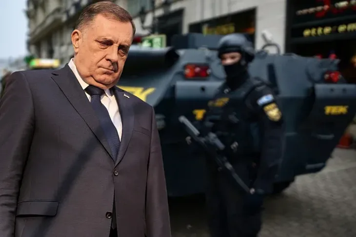 Milorad Dodik Mađarska policija