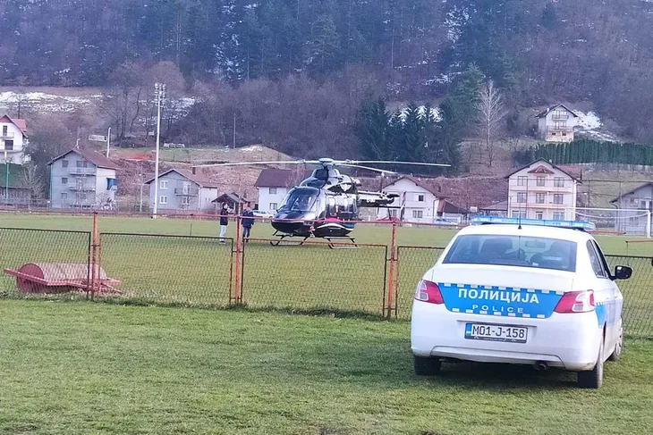 Celinac policija helikopter
