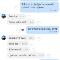 Edin tule poruke zeni