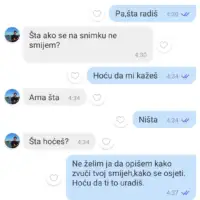 Edin tule poruke zeni