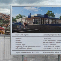 Lidl Sarajevo pocetak gradnje 2