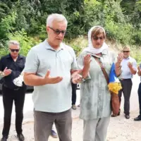 Sanski most Spomen ploča na Krivoj cesti