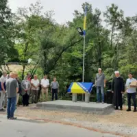 Sanski most Spomen ploča na Krivoj cesti  V