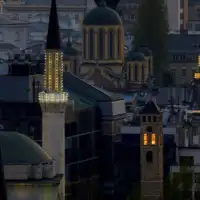 Sarajevo dzamija mibarek noc Anadoly Agency