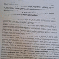 dokument kojima je odobreno krčenje šume na Bjelašnica 3