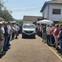 Sanski Most DŽENAZA UBIJENOM DIREKTORU Nijaz Halilović
