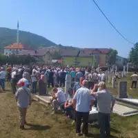 Sanski Most DŽENAZA UBIJENOM DIREKTORU Nijaz Halilović