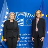 AA 20230320 30627841 30627838 PREDSJEDAVAJUCA SAVJETA MINISTARA BIH RAZGOVARALA SA PREDSJEDNICOM EVROPSKOG PARLAMENTA