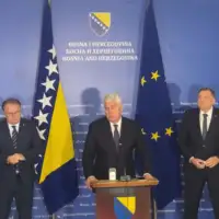 Dragan Covic Nermin Niksic  Milorad Dodik