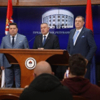 Radovan Viskovic Milorad Dodik Nenad Stevandic