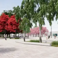 Zenica uredenje Trga Alije Izetbegovica 1
