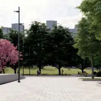 Zenica uredenje Trga Alije Izetbegovica 2