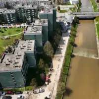 Sarajevo radovi na izgradnji setalista uz Miljacku Novi Grad 5