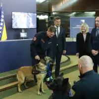 AA 20230228 30434883 30434873 PRIJEM U VLADI FBIH SPASIOCI I PSI TRAGACI DOBILI PRIZNANJA ZA MISIJU U TURKIYE