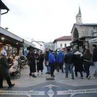Turisti Bascarsia ulice Sarajevo 01 2026 9 AA
