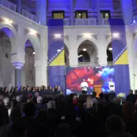 AA 20230228 30438405 30438397 AKADEMIJA U VIJECNICI POVODOM 1 MARTA NEZAVISNOST BIH SE CUVA I JACA NA SVAKOM PEDLJU ZEMLJE