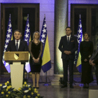 AA 20230301 30448340 30448321 KOMSIC NA PRIJEMU POVODOM 1 MARTA ZNAMO KO JE ZA NEZAVISNOST BIH A KO DA NAM STRANCI I SUSJEDI MIJENJAJU ZAKONE