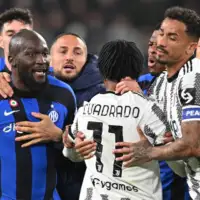 Romelu Lukaku Juan Cuadrado Juventus Inter Coppa 1