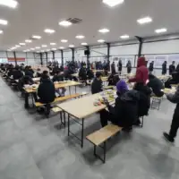 AA 20230406 30784738 30784735 BIH ORGANIZOVAN IFTAR ZA MIGRANTE U PPCU LIPA KOD BIHACA