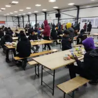 AA 20230406 30784738 30784727 BIH ORGANIZOVAN IFTAR ZA MIGRANTE U PPCU LIPA KOD BIHACA