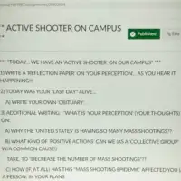 Zadatak osmrtnica skola u americi