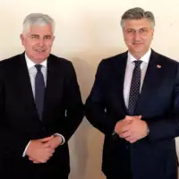 Covic plenkovic Twitter/Dragan Čović