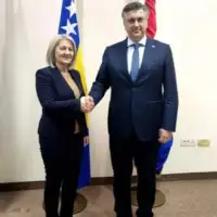 Krišto i Plenković. Twitter