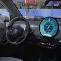 Mini Cooper okrugli ekran