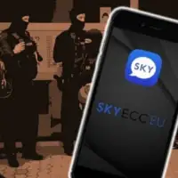 Sky app policija  Ilustracija