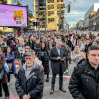 Protesti beograd srbija AA