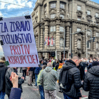 AA 20230310 30535232 30535227 U BEOGRADU SKUP PODRSKE TUZITELJKAMA POZIV NA SVEOBUHVATNI NARODNI BUNT PROTIV REZIMA