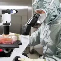 Laboratorija virus ilustracija